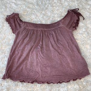 American Eagle Off-The-Shoulder Soft & Sexy shirt